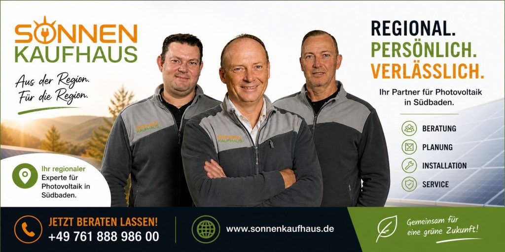 unser Sonnenkaufhaus Expertenteam Christian Grether Peter Bitsch Michael Maler