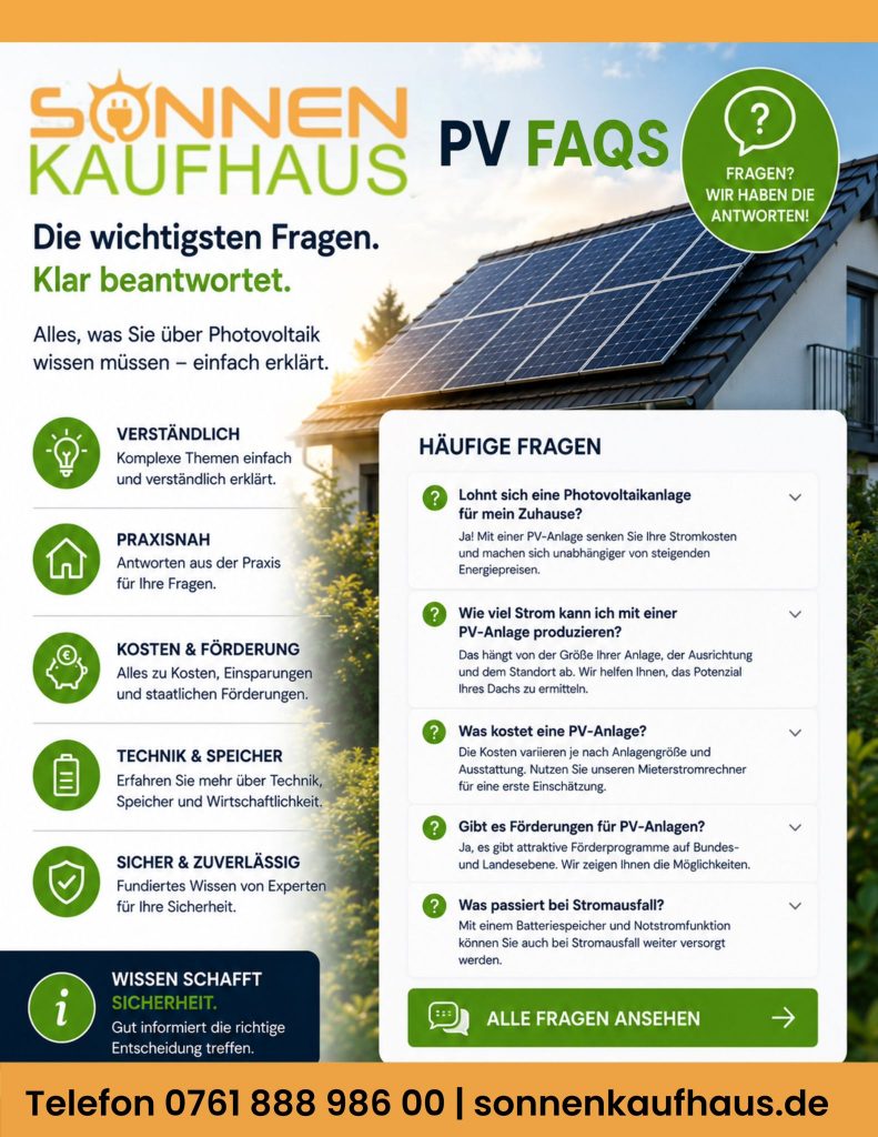 Photovoltaik FAQs